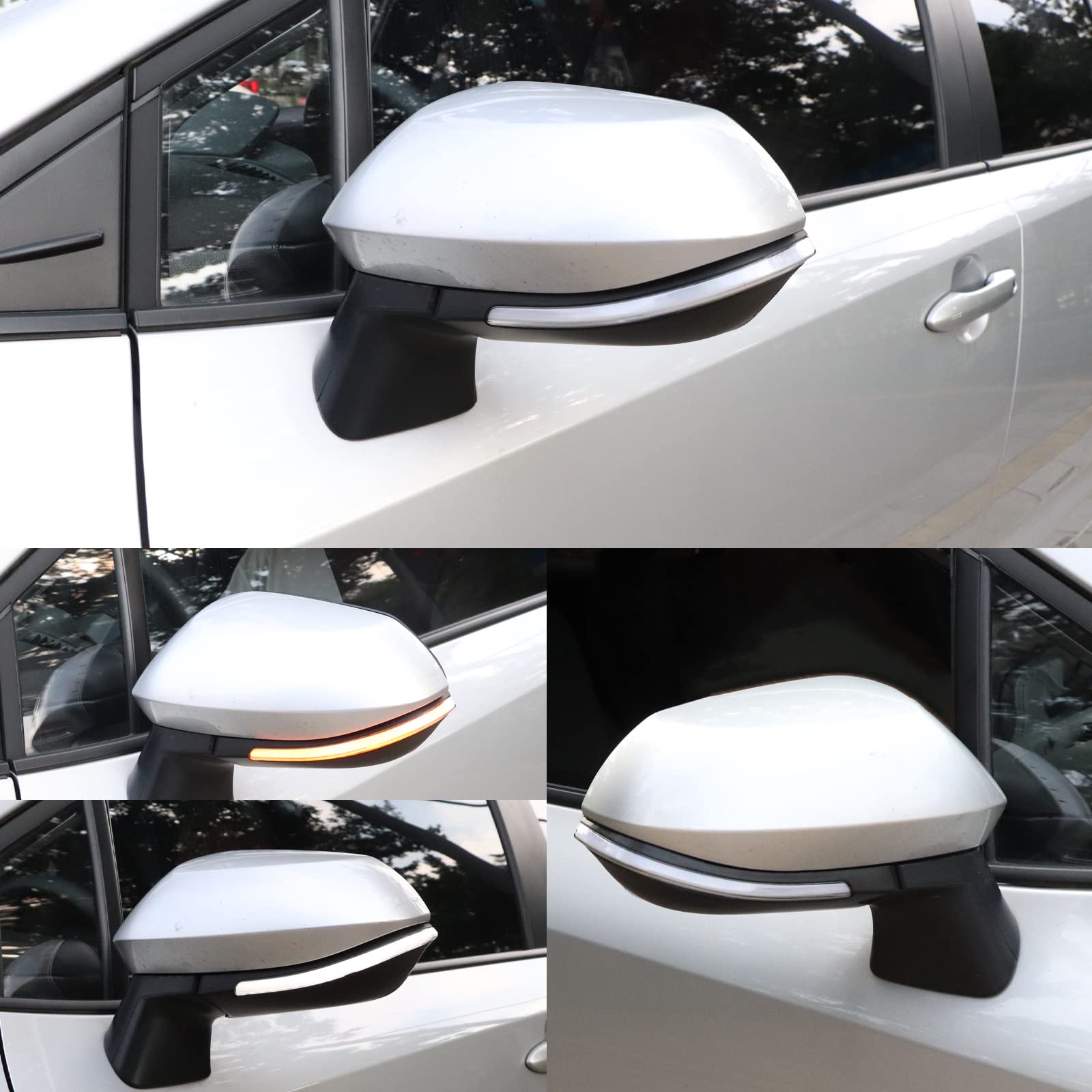 Sequential Turn Signal Mirror Lights for Toyota Corolla 2020-2026