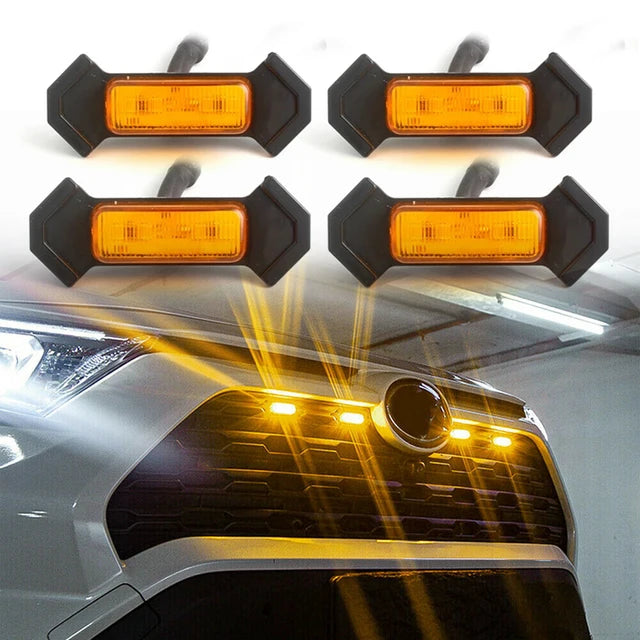 LED Grille Lights for Toyota RAV4 2020-2025 | 4-Piece LED Grille Light Kit