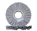 10" x 3" Premium Grey Heavy Cut Airway Buffing Wheel (#5, 16 ply)