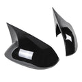 Bull Horn Style Side Mirror Cover Caps – Exterior Rearview Mirror Trim Covers for Toyota Corolla 2020 Up