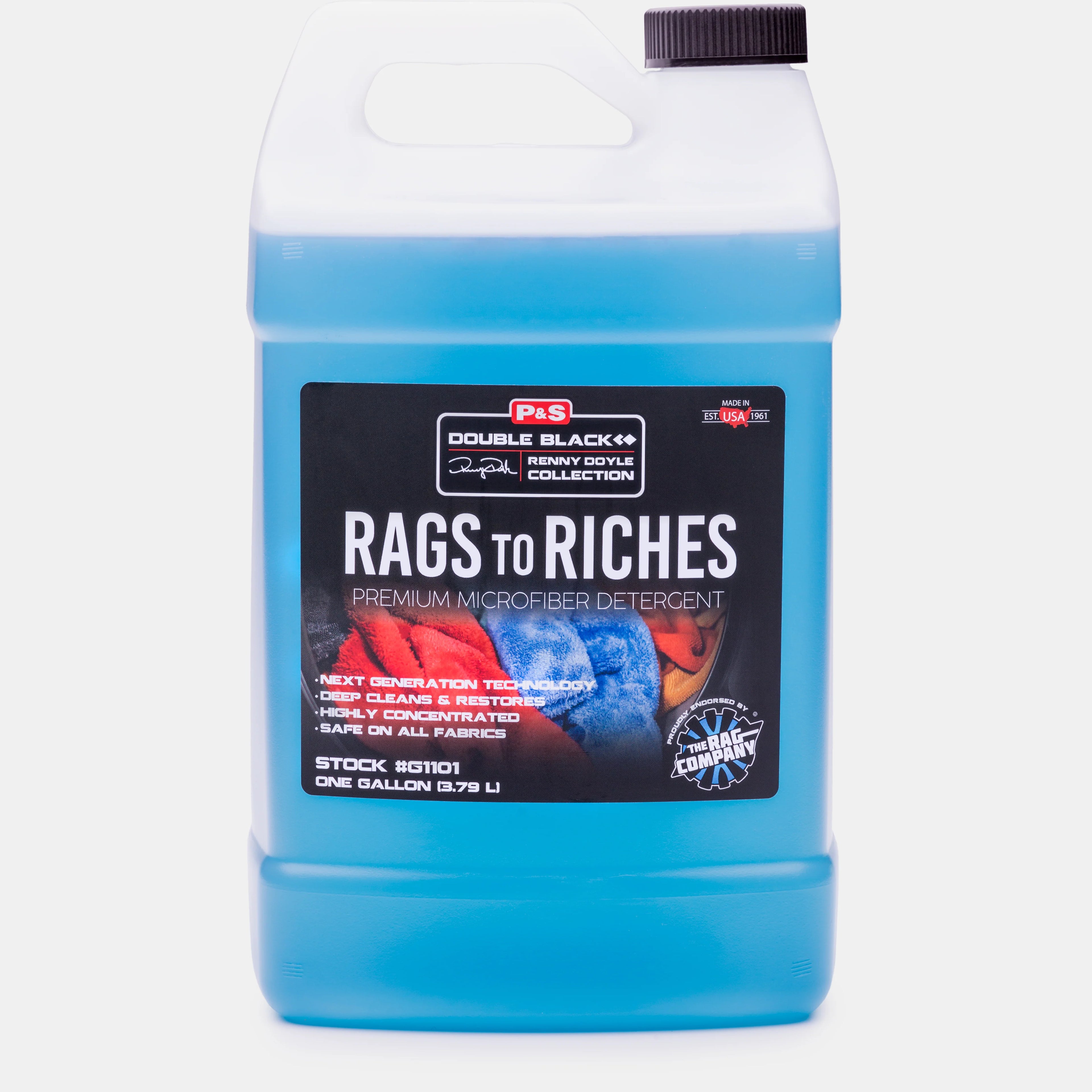 P&S Rags to Riches Premium Microfiber Detergent 32oz | Microfiber Wash