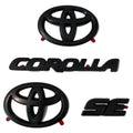Matte Black emblem Overlays for Corolla  2020+