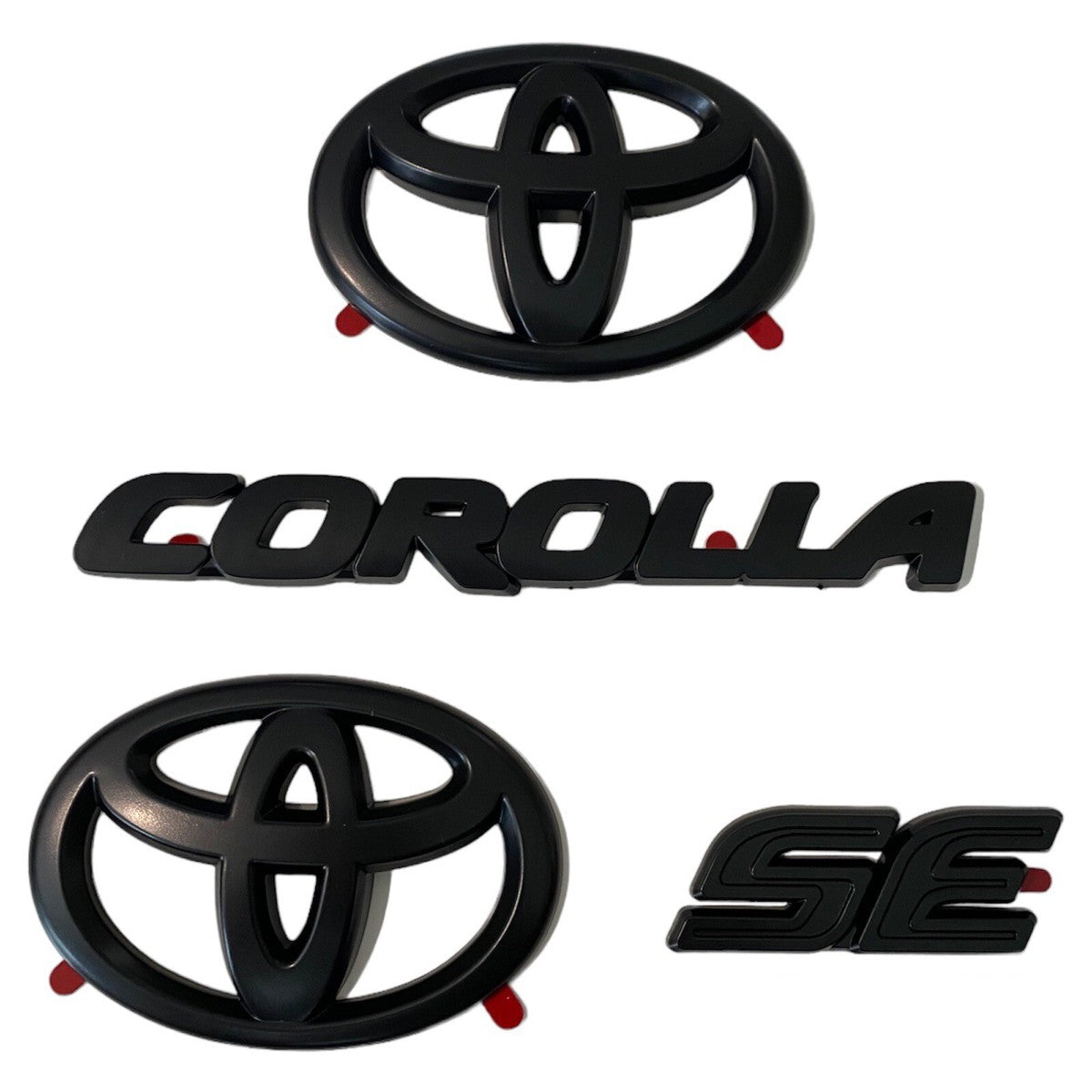 Matte Black emblem Overlays for Corolla  2020+
